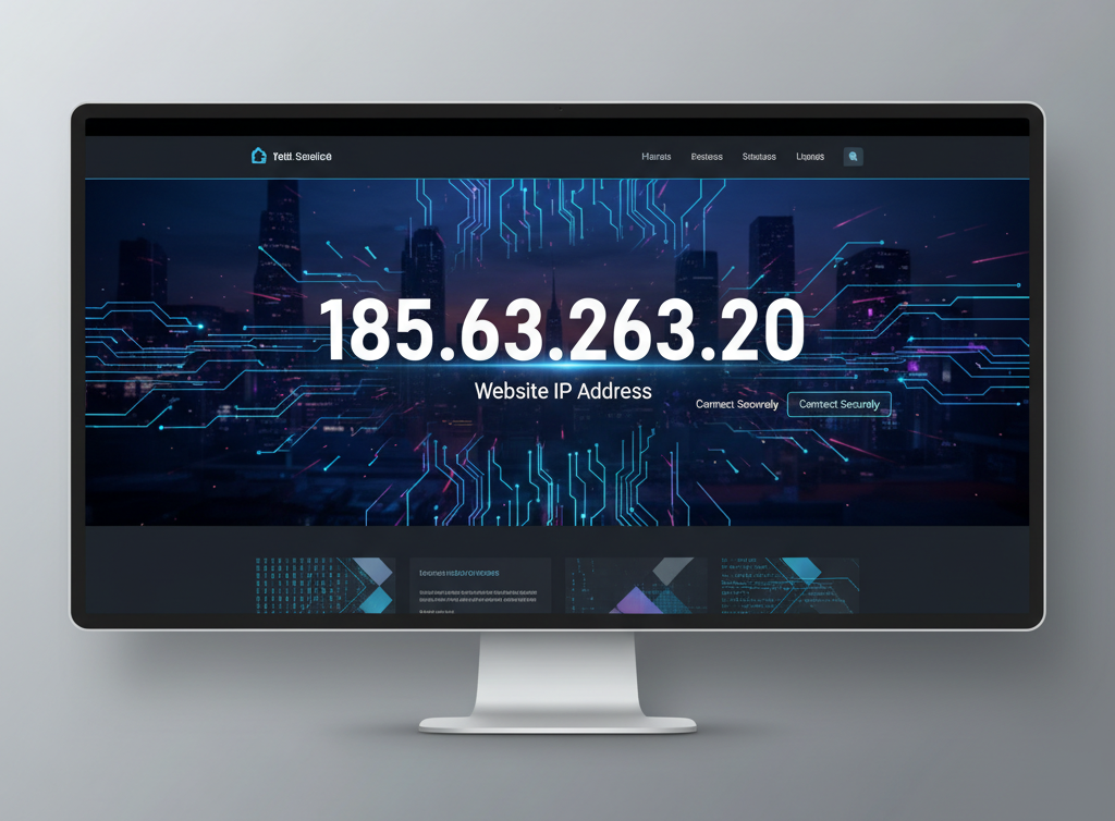 185.63.263.20 — What It Really Means and Why You Might See It