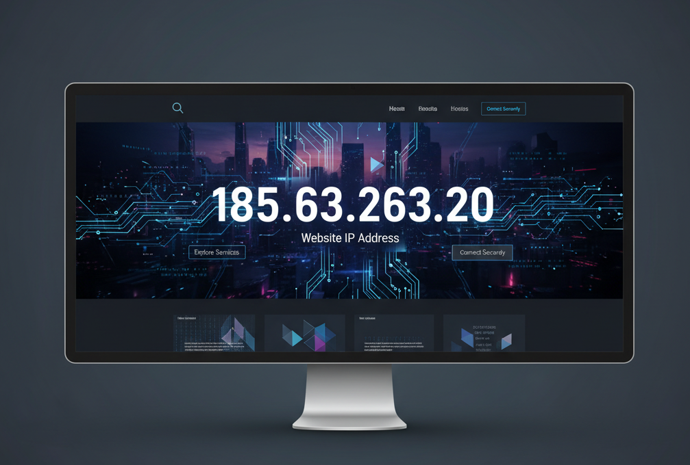 185.63.263.20 — What It Really Means and Why You Might See It