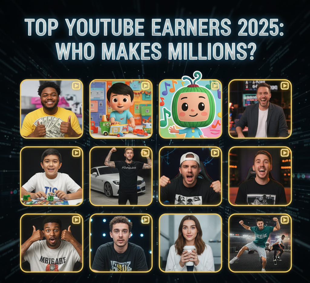 Top YouTube Earners 2025: Who Makes Millions?